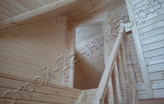 4 Каркасно-щитовой дом   Д-59, 6х6м, 69,8  М², Московская область, Раменский район, деревня  Малышево. (6)